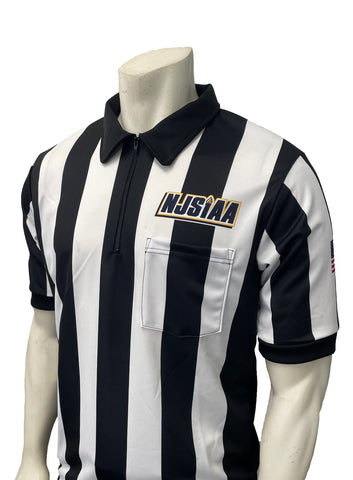 USA137NJ - New Jersey 2 1/4" Stripe Short Sleeve Football Shirt