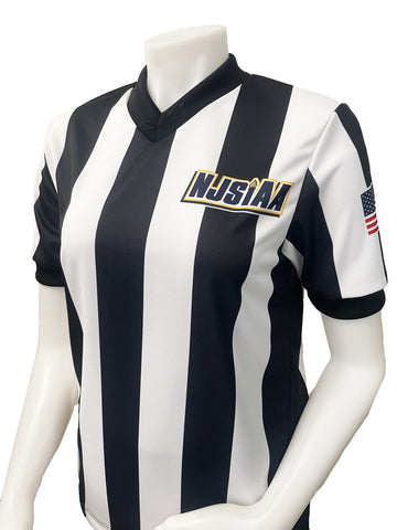 USA239NJ - New Jersey 2 1/4" Stripe - Women's Short Sleeve Basketball Shirt