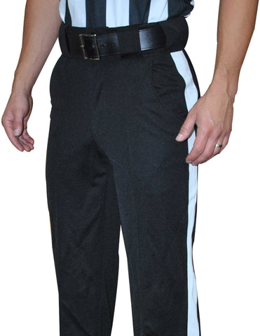 FBS182-Smitty Black Warm Weather Pants w/ 1 1/4" White Stipe