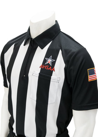 USA151AL-607 - Alabama 2 1/4" Stripe - "BODY FLEX" - Short Sleeve Football Shirt