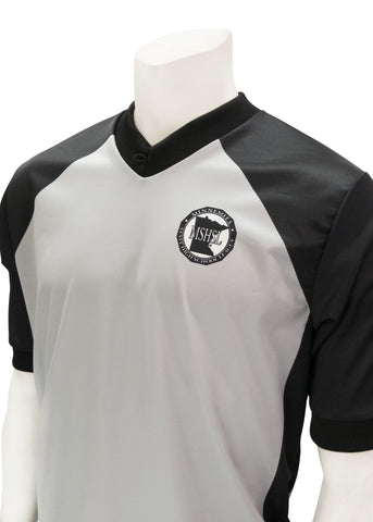 USA207MN - Minnesota Men's Grey Basketball/Wrestling Short Sleeve Shirt