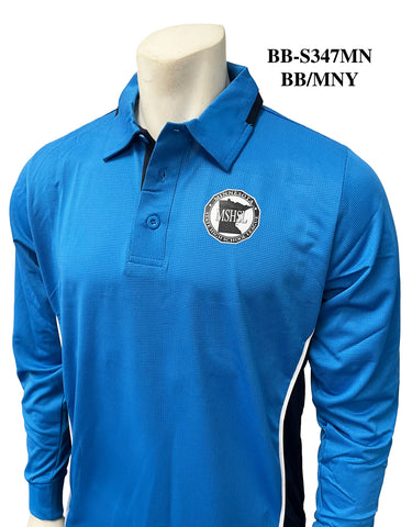 BBS347MN - Minnesota Men's Long Sleeve Softball Umpire Shirts - 2 Color Combinations
