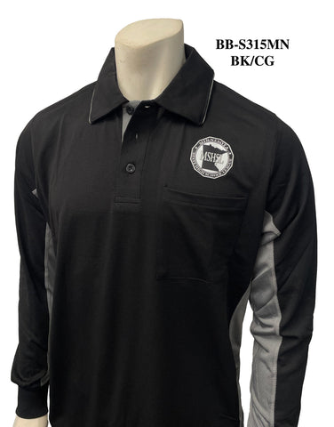 BBS315MN - Minnesota Men's Long Sleeve Umpire Shirts - 2 Color Combinations