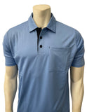 BBS349 - Smitty Men's "Major League" Style Short Sleeve Umpire Shirts - Available in Black and Blue