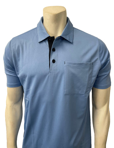 BBS349 - Smitty Men's "Major League" Style Short Sleeve Umpire Shirts - Available in Black and Blue