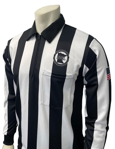 USA110MN - Minnesota 2 1/4" - Football Long Sleeve Shirt