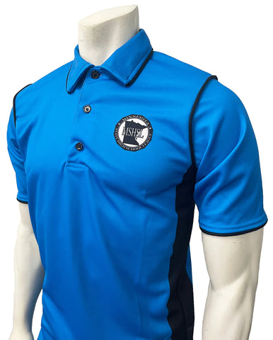 USA407MN-BB - NEW Smitty "Made in USA" - Volleyball Men's BRIGHT BLUE Short Sleeve Shirt