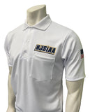 USA400NJ WH - New Jersey White Men's Volleyball/Swimming Short Sleeve Shirt