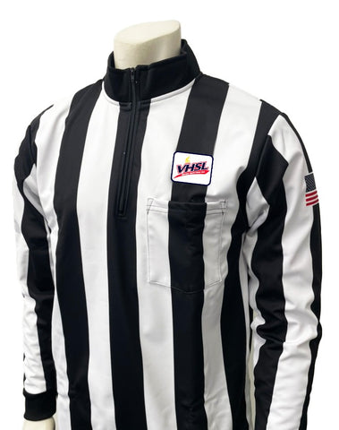USA729VA - Virginia 2 1/4" - Football Lightweight Water-Resistant Long Sleeve Shirt