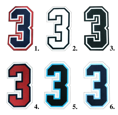 3 INCH UMPIRE NUMBERS