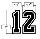 3 INCH UMPIRE NUMBERS