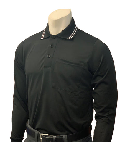 BBS308 - Smitty Men's "BODY FLEX" Style Long Sleeve Umpire Shirts - Available in 3 Color Combinations