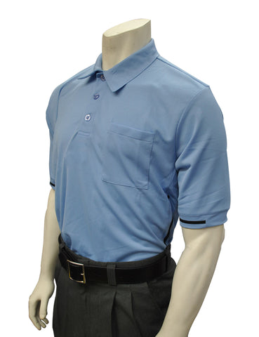 BBS310 - Smitty Major League Style Umpire Shirt - Available in Black and Carolina Blue