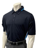BBS345 - Smitty Men's Body Flex "NCAA SOFTBALL" Style Short Sleeve Umpire Shirts - Available in Midnight Navy/Bright Blue or Bright Blue/Midnight Navy