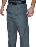 BBS374-Smitty Pleated Base Pants with Expander Waist Band - Available in Heather and Charcoal Grey