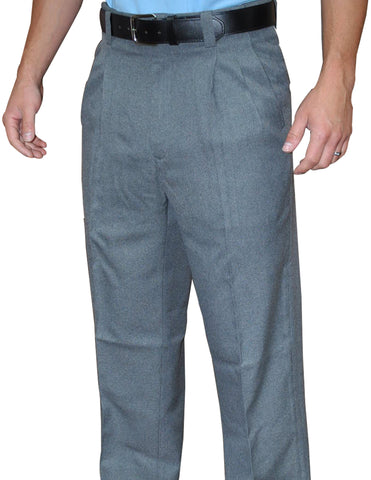 BBS374-Smitty Pleated Base Pants with Expander Waist Band - Available in Heather and Charcoal Grey