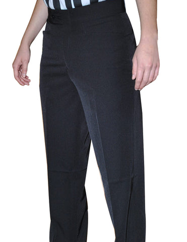 BKS282-Smitty Women's Lightweight Flat Front Pants w/ Western Cut Pock –  NFHS Officials Store