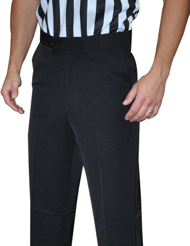 BKS277-Smitty 100% Polyester Flat Front Pants w/ Slash Pockets