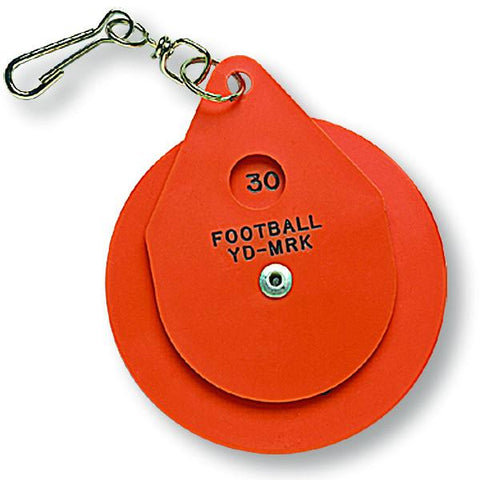 ACS537-Orange Plastic Disc Chain Clip