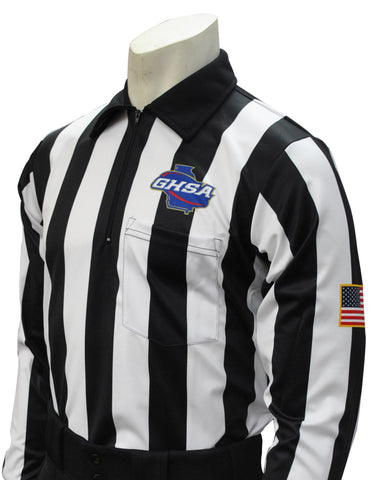 USA121GA- Smitty USA - Dye Sub Georgia Football Long Sleeve Shirt