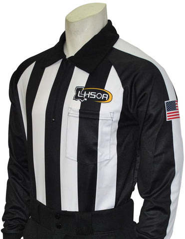 USA730LA- Dye Sub Louisiana Foul Weather Water Resistant Football Long Sleeve Shirt