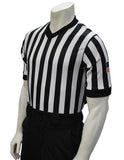 USA200-607 - Smitty 1" Stripe - Men's "BODY FLEX" Basketball Short Sleeve Shirt (Optional Flag)