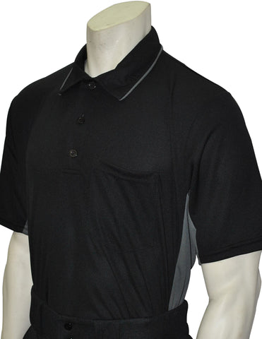 USA312 - "NEW" Smitty Major League Style Umpire Shirt - Available in Black/Charcoal and Sky Blue/ Black