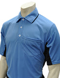 USA312 - "NEW" Smitty Major League Style Umpire Shirt - Available in Black/Charcoal and Sky Blue/ Black