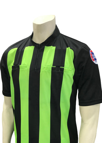 USA900MO-FG Short Sleeve Shirt Green/Black